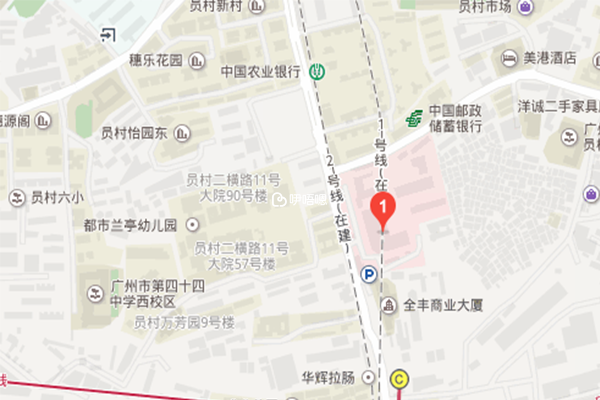 中山大学附属第六医院地址（百度地图）