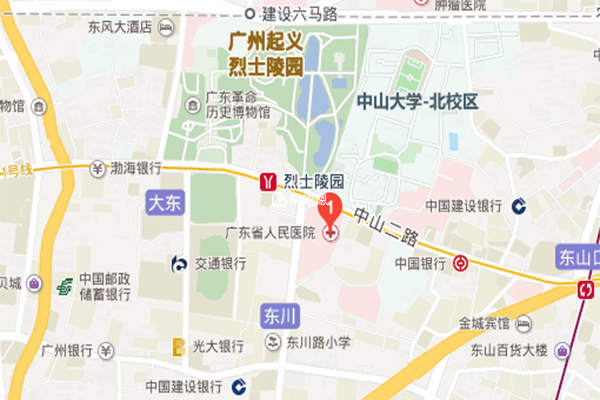 广东省人民医院地址（百度地图）